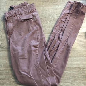 Dusty purple skinny jeans